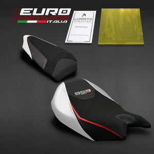 Ducati Panigale 959 2016 Veloce Luimoto Tec-Grip Suede Seat Covers Front & Rear