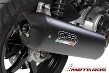 Load image into Gallery viewer, Yamaha X-Max 125 2006-2014 GPR Exhaust Systems Furore Nero Slipon Silencer