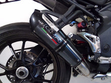 Load image into Gallery viewer, Triumph Speed Triple 1050 2011-2015 Single Low GPR Exhaust GPE CF SlipOn STOCK