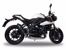 Load image into Gallery viewer, Triumph Speed Triple 1050 2011-2015 Single Low GPR Exhaust GPE CF SlipOn STOCK