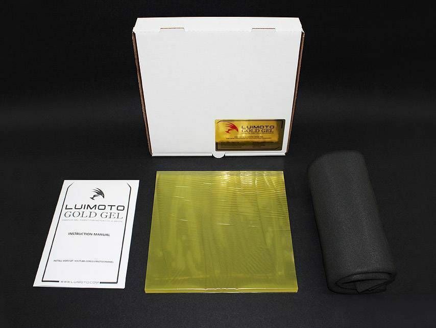 Luimoto Premium Gold Gel Insert Rider Motorcycle Seat Cover Aprilia BMW Honda