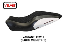 Load image into Gallery viewer, Ducati Monster 821 1200 2014-2016 Tappezzeria Italia Andorra Velvet Seat Cover
