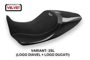 Ducati Diavel 1260 2019-2020 Tappezzeria Italia Saranda Velvet Effect Seat Cover