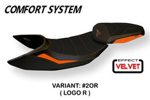 Load image into Gallery viewer, KTM Super Duke 1290R Tappezzeria Janna-3 Comfort Memory Foam Seat Cover Velvet
