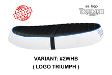 Load image into Gallery viewer, Triumph Scrambler Flat 2006-2014 TPZ Italia Line-SC Seat Cover 7 Colors