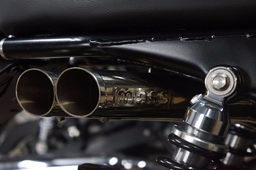 MassMoto Exhaust Full System 2in1in2 Monstrous New Triumph Scrambler