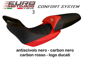 Ducati Multistrada 1200 1260 2015-2018 Tappezzeria Noto3 Comfort Foam Seat Cover