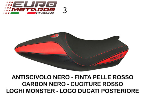 Ducati Monster 821 1200 14-16 Tappezzeria Italia Pavia Seat Cover Multi Colors