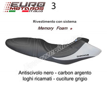 Load image into Gallery viewer, BMW R1200R 2006-2014 Tappezzeria Italia Bruno Carbon Comfort Foam Seat Cover New