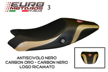 Load image into Gallery viewer, Ducati Monster 696 796 1100 Tappezzeria Logos Carbon Seat Cover Multi Colors