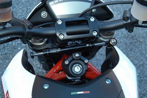 Ducati Hypermotard 1100 EVO 2010-2012 Toby Belgium Steering Damper & Mount Kit