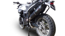 Load image into Gallery viewer, BMW F 700 GS 2011-2017 GPR Exhaust Systems Furore Black Slipon Muffler Silencer