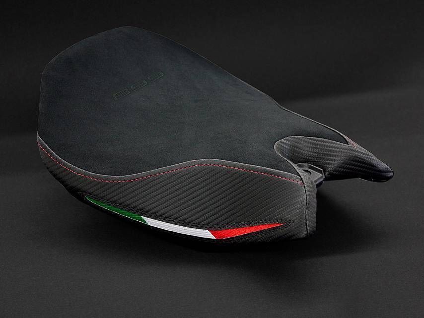 Luimoto Italia Suede Seat Cover Fit Comfort Seat Only For Ducati 899 Panigale