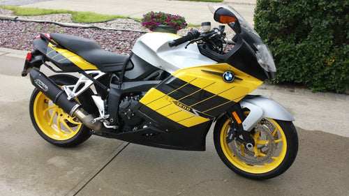 BMW K 1200 S/R/RS 2004-2008 GPR Exhaust Furore Black Slipon Muffler Silencer