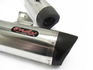Honda FMX 650 2005-2006 Endy Exhaust Dual Silencers XR-3 Slip-On
