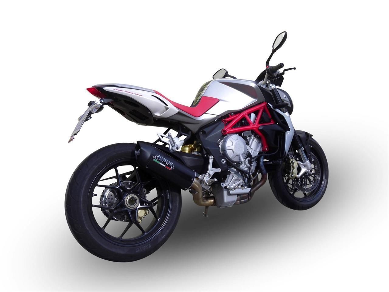 スマートスクラブス GPR GPR:ジーピーアール GPR FURORE NERO ITALIA (MV Agusta Brutale 800  2013-15 SLIP ON EXHAUST MUFFLER) スリップオンマフラー BRUTALE800