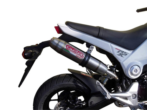 Honda MSX Grom 125 2013-2017 GPR Exhaust Slipon Silencer Deeptone Inox New