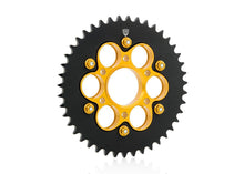 Load image into Gallery viewer, CNC Racing Sprocket-Carrier-Nuts Gold 38/39/43T Ducati 1098 1198 1199 Diavel