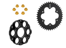 Load image into Gallery viewer, CNC Racing Sprocket-Carrier-Nuts Black 38/39/43T Ducati 1199 Panigale /S/R