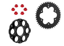Load image into Gallery viewer, CNC Racing Sprocket-Carrier-Nuts Black 38/39/43T Ducati 1098 1198 1199 Diavel