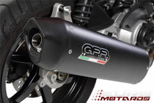 Load image into Gallery viewer, Piaggio Vespa GTS 250 2005-2014 GPR Exhaust Full System Furore Nero W/ Silencer