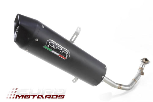 Malaguti F12 Phantom Max 150 2004-2009 GPR Exhaust Full System Furore Nero