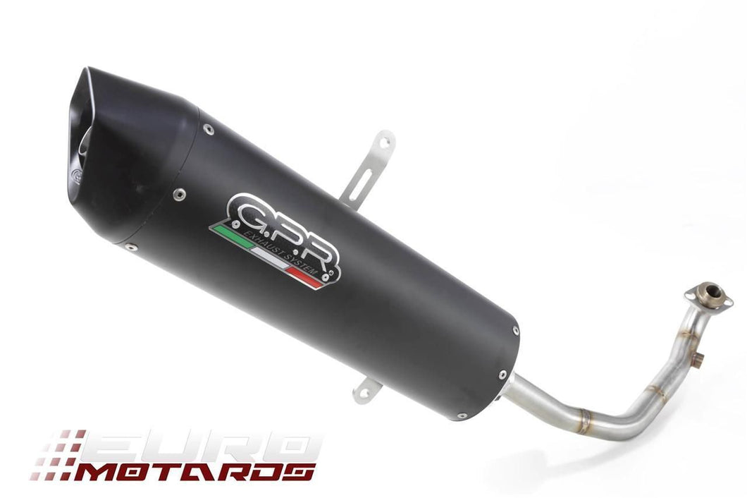Honda PS 125 2005-2010 GPR Exhaust Full System Furore Nero With Silencer