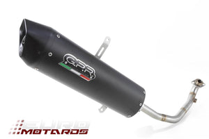 Derbi GP1 250 2002-2007 GPR Exhaust Full System Furore Nero With Silencer