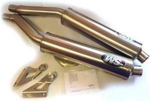 Ducati Supersport SS 750 1992-97 Silmotor Exhaust Titanium High-Mount Silencers