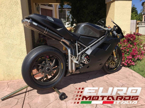 Ducati 998 /R/S 54mm Silmotor Exhaust Full System & Carbon Oval Silencers