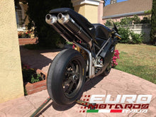 Load image into Gallery viewer, Ducati 998 /R/S 54mm Silmotor Exhaust Full System &amp; Carbon Oval Silencers