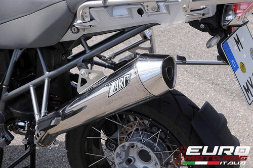 BMW R1200GS & Adventure 2004-2009 Zard Exhaust Conical Polished Silencer Muffler