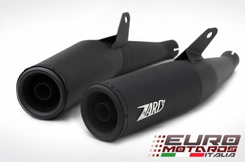 Ducati GT 1000 Zard Exhaust Steel Silencers Ceramic Coated Black Mufflers