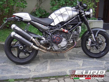 Load image into Gallery viewer, Ducati Monster S4RS Testastretta Zard Exhaust CF Silencers Overlapped +2.5HP