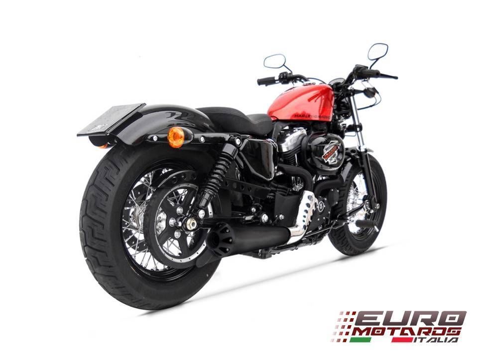 Harley Davidson Sportster 2003-2013 Zard Exhaust System Ceramic Black E Legal