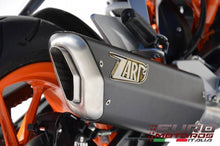 Load image into Gallery viewer, KTM Duke 390 Zard Exhaust Penta Ceramic Black Racing Slipon Silencer +1.5HP