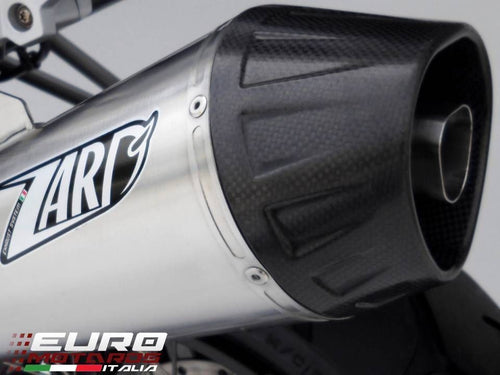 Moto Guzzi Stelvio 2V 4V 1200 Zard Exhaust Conical Silencer Carbon Cap +4.6HP