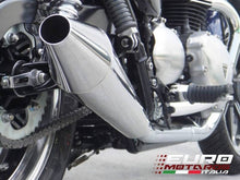 Load image into Gallery viewer, Triumph Bonneville SE Injection Zard Exhaust Stainless Polished Silencers +1.5HP