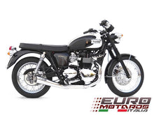 Load image into Gallery viewer, Triumph Bonneville Injection Zard Exhaust Polished Full System Low Sport +1.5HP
