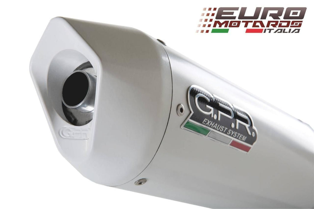 Moto Guzzi Griso 850 2006-2015 GPR Exhaust Systems Albus White Slipon Silencer