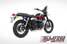 Load image into Gallery viewer, Triumph Scrambler Carburetor Model Zard Exhaust Full System + Cross Low Silencer