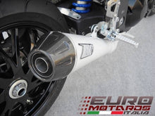 Load image into Gallery viewer, Triumph Speed Triple 2005-2010 Zard Exhaust Full System White + Carbon Cap