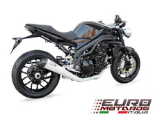 Load image into Gallery viewer, Triumph Speed Triple 2005-2010 Zard Exhaust Full System White + Carbon Cap