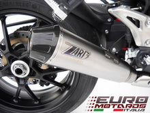 Load image into Gallery viewer, Triumph Speed Triple 2011-2016 Zard Cone Low Titanium Slipon Silencer Carbon Cap