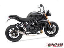 Load image into Gallery viewer, Triumph Speed Triple 2011-2016 Zard Cone Low Titanium Slipon Silencer Carbon Cap