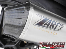 Load image into Gallery viewer, Triumph Speed Triple 2011-2016 Zard Cone Low Titanium Slipon Silencer Carbon Cap