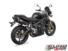 Load image into Gallery viewer, Triumph Street Triple 675 2007-2012 Zard Exhaust Dual Penta Black Silencers