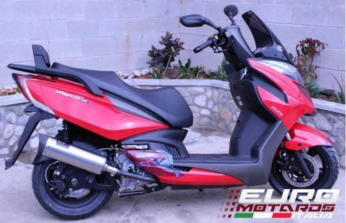 Kymco Yager GT 300 2013-2014 Endy Exhaust System Stainless Evo-II Silencer