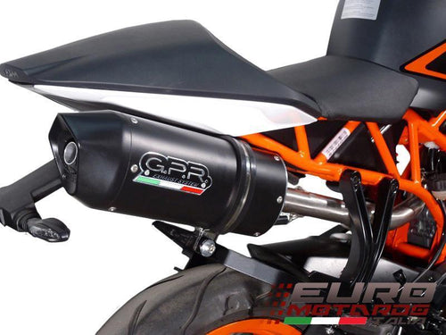 KTM RC 125 200 2014-2016 GPR Exhaust Furore Silencer Road Legal High Mount Kit