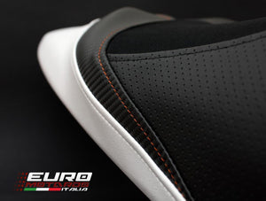 Luimoto R Edition Suede Seat Cover / Gel Option New For KTM Duke 690 2008-2011